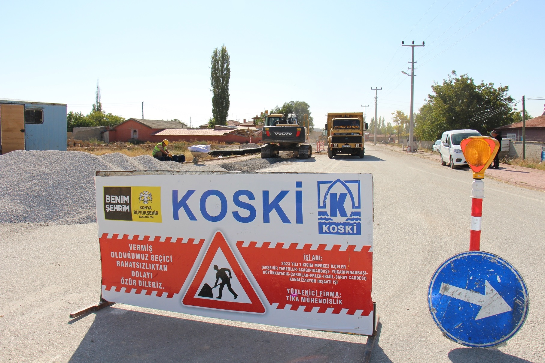 KOSKİ, ŞEHRİN ALTYAPISINI GÜÇLENDİRMEK İÇİN 31 İLÇEDE GECE GÜNDÜZ ÇALIŞIYOR