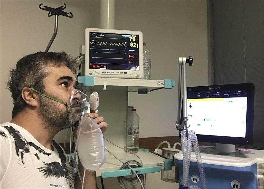 Kovid-19'u yenen AA foto muhabiri Aydoğan 26 günlük tedavi sürecini çektiği fotoğraflarla anlattı