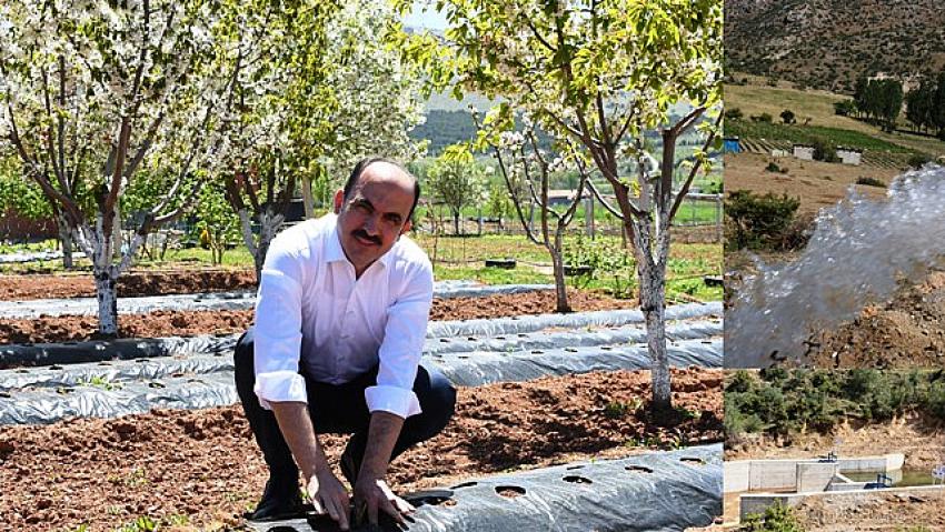 Küçük Ölçekli Sulama Tesisleri ile Tarım Arazileri Suya Kavuşuyor