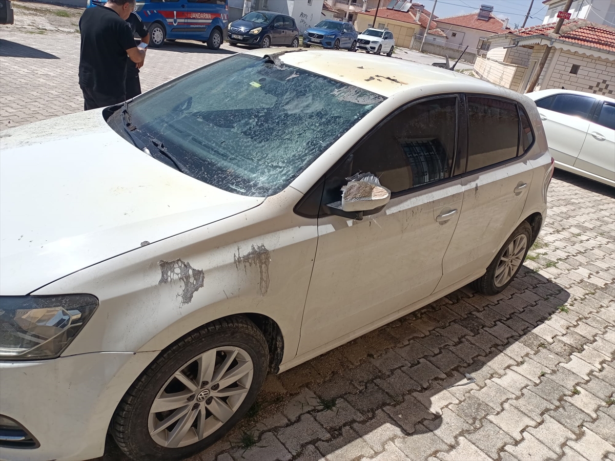 Kulu'da yangında otomobil son anda kurtarıldı