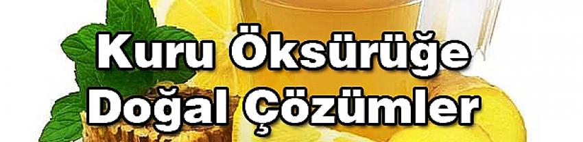 Kuru Öksürüğe  doğal çözümler