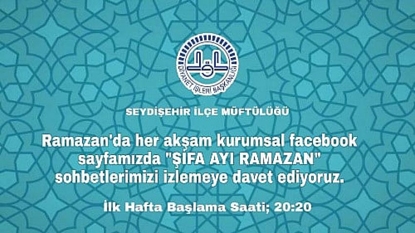 LÇE MÜFTÜLÜĞÜ’NDEN RAMAZAN AYI İLE İLGİLİ AÇIKLAMA