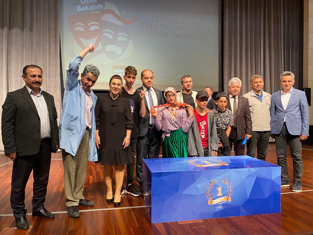 LİSELERARASI HAYDİ OYNA BAKALIM TİYATRO YARIŞMASINDA  SEYDİŞEHİR  KONYA 1.OLDU