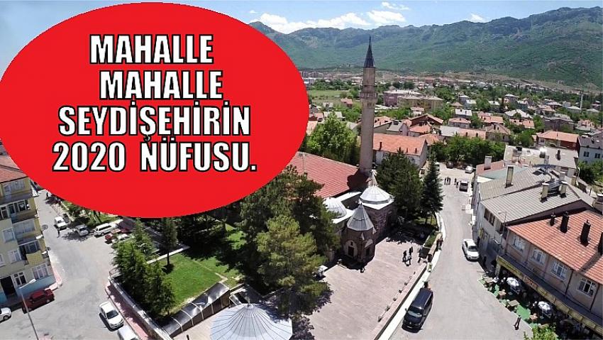 MAHALLE  MAHALE SEYDİŞEHİRİN   NUFUSU..