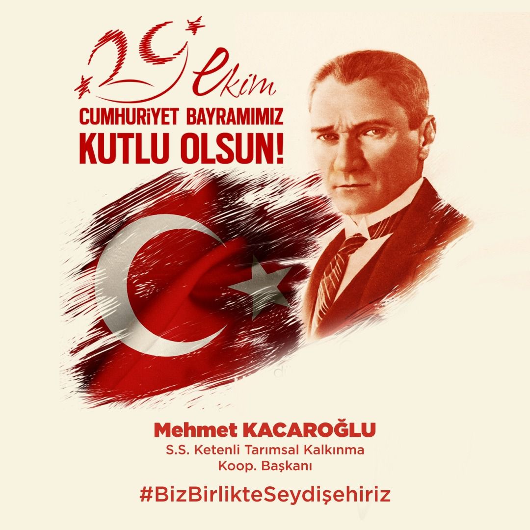 Mehmet Kacaroğlu’ndan 100. Yıl Mesajı