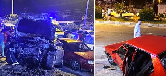 Mersin'de iki otomobil çarpıştı: 2 kişi öldü, 4 kişi yaralandı