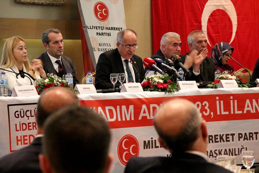 MHP Genel Başkan Yardımcısı Kalaycı, Konya'da "Adım Adım 2023" programında konuştu: