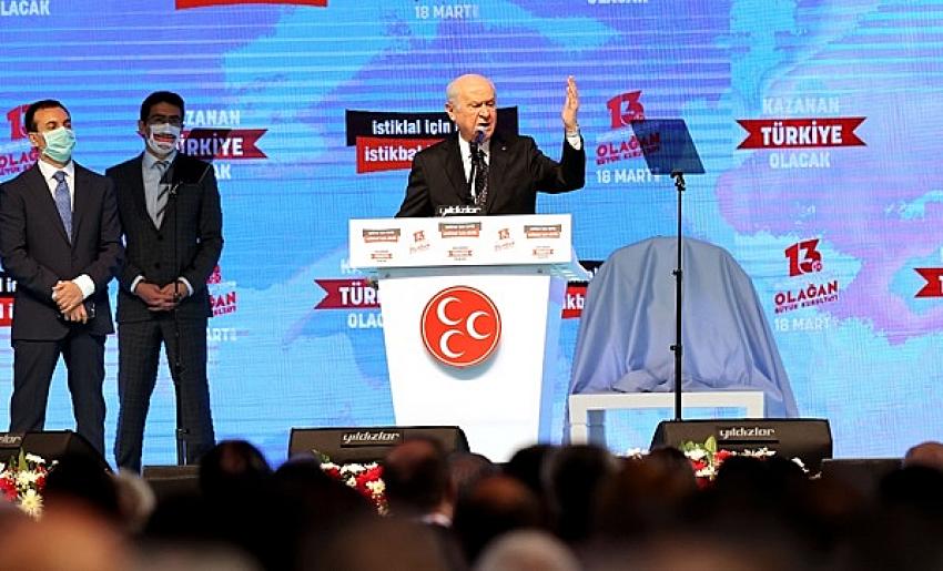 MHP Genel Başkanı Devlet Bahçeli, partisinin 13. Olağan Büyük Kurultayı'nda konuştu: (3)