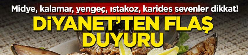 Midye, kalamar, yengeç, ıstakoz, karides sevenler dikkat!