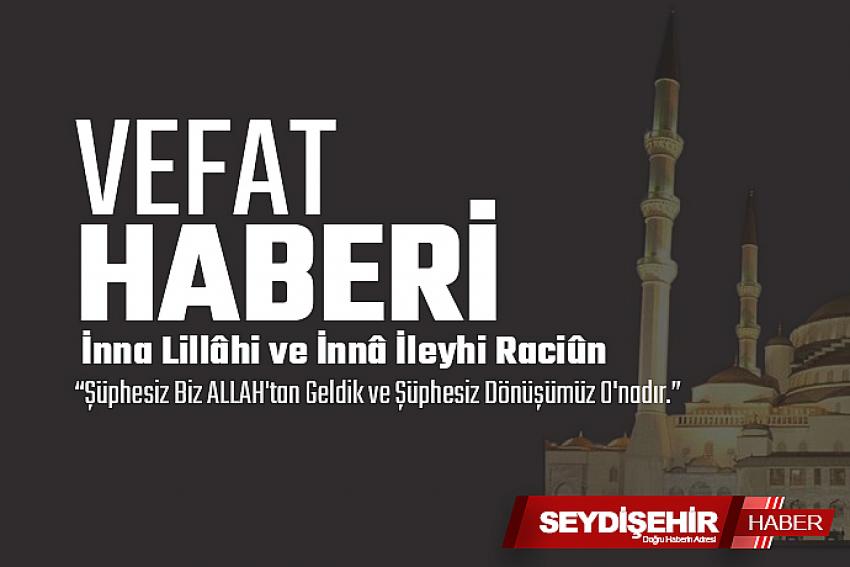 Millet Partisin  ilçe Başkanı Orhan Polat'ın Annesi vefat eti