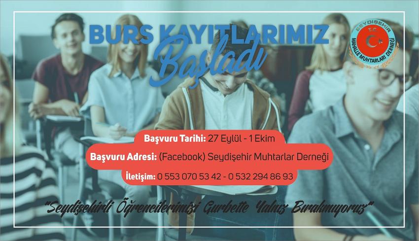 MUHTARLAR DERNEĞİNDEN SEYDİŞEHİRLİ ÖĞRENCİLERE BÜYÜK DESTEK