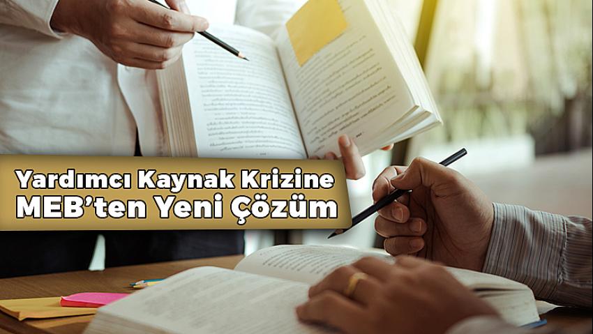 OKULLARDAN İSTENEN YARDIMCI KAYNAK KRİZİNE YENİ ÇÖZÜM