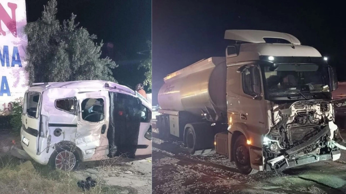 OSMANİYE - Tırla çarpışan hafif ticari araçtaki 4 kişi öldü, 3 kişi yaralandı