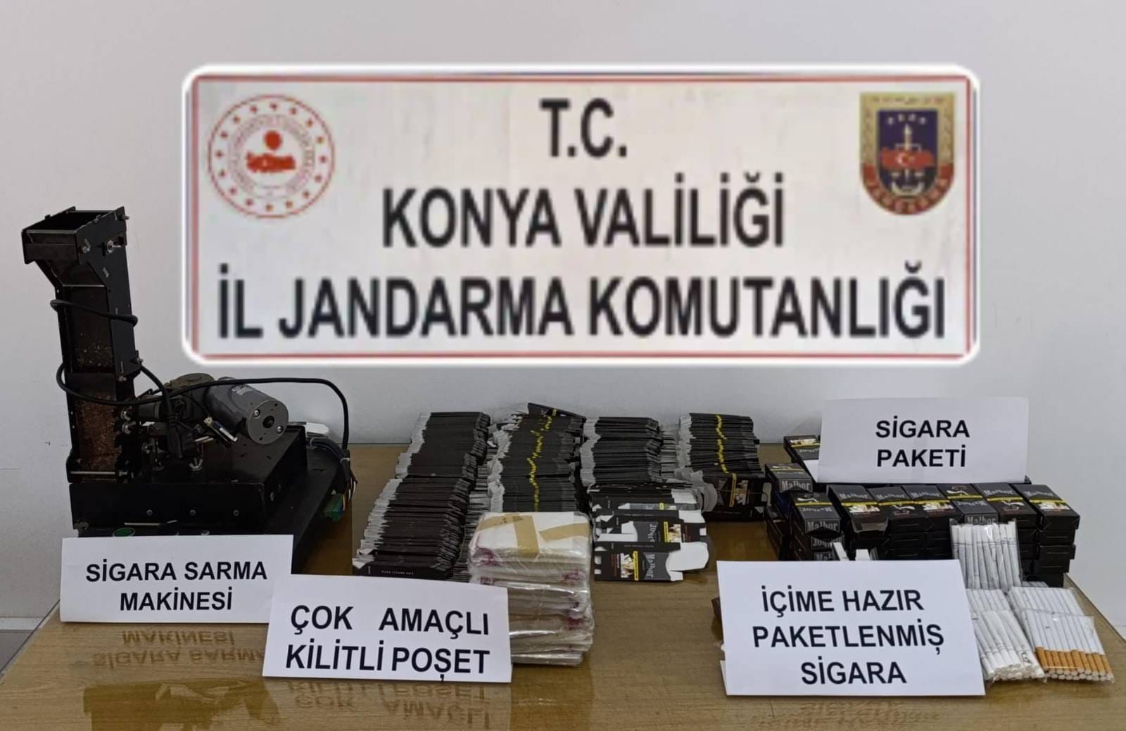 "Konya'da Kaçak Sigara ve İçki Operasyonu: Çok Sayıda Gözaltı ve Ele Geçirilen Mallar"