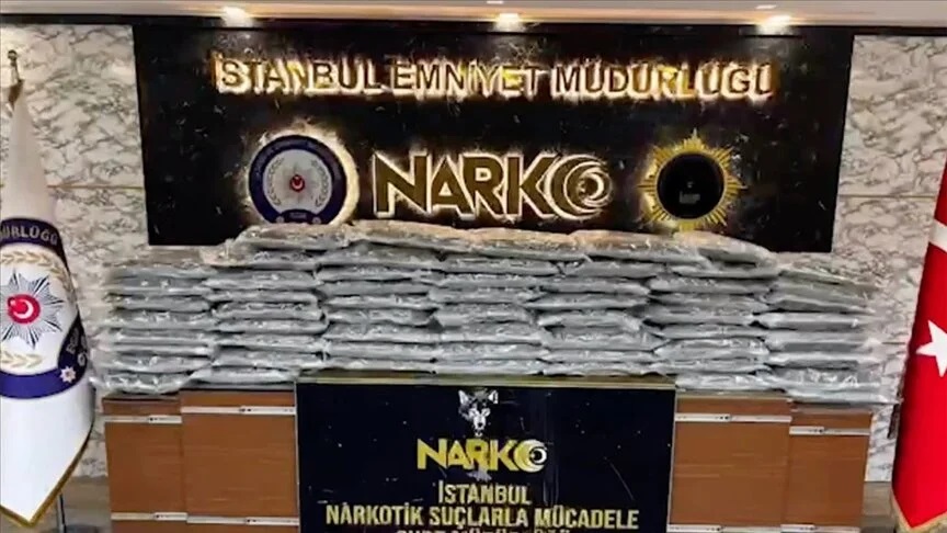 Konya dahil 53 ilde "Narkoçelik- 9" operasyonlarında 1 ton 43 kilogram uyuşturucu ve 434 kişi yakalandı