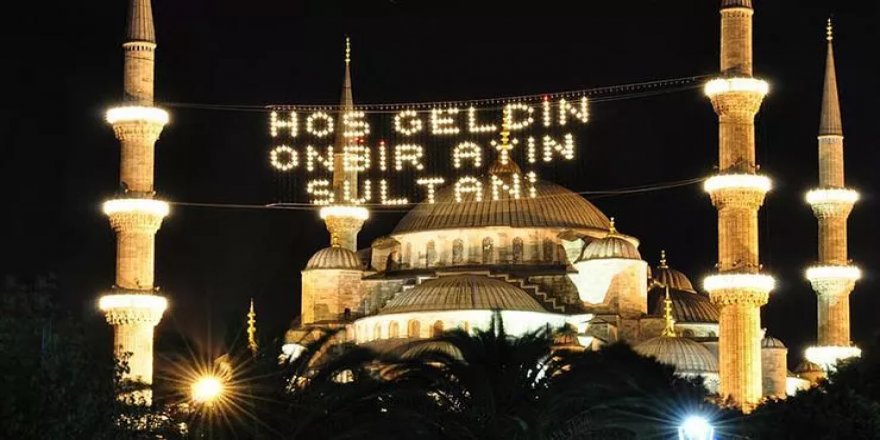 "On bir ayın sultanı" ramazan yarın başlıyor Seydişehir için imsakiye