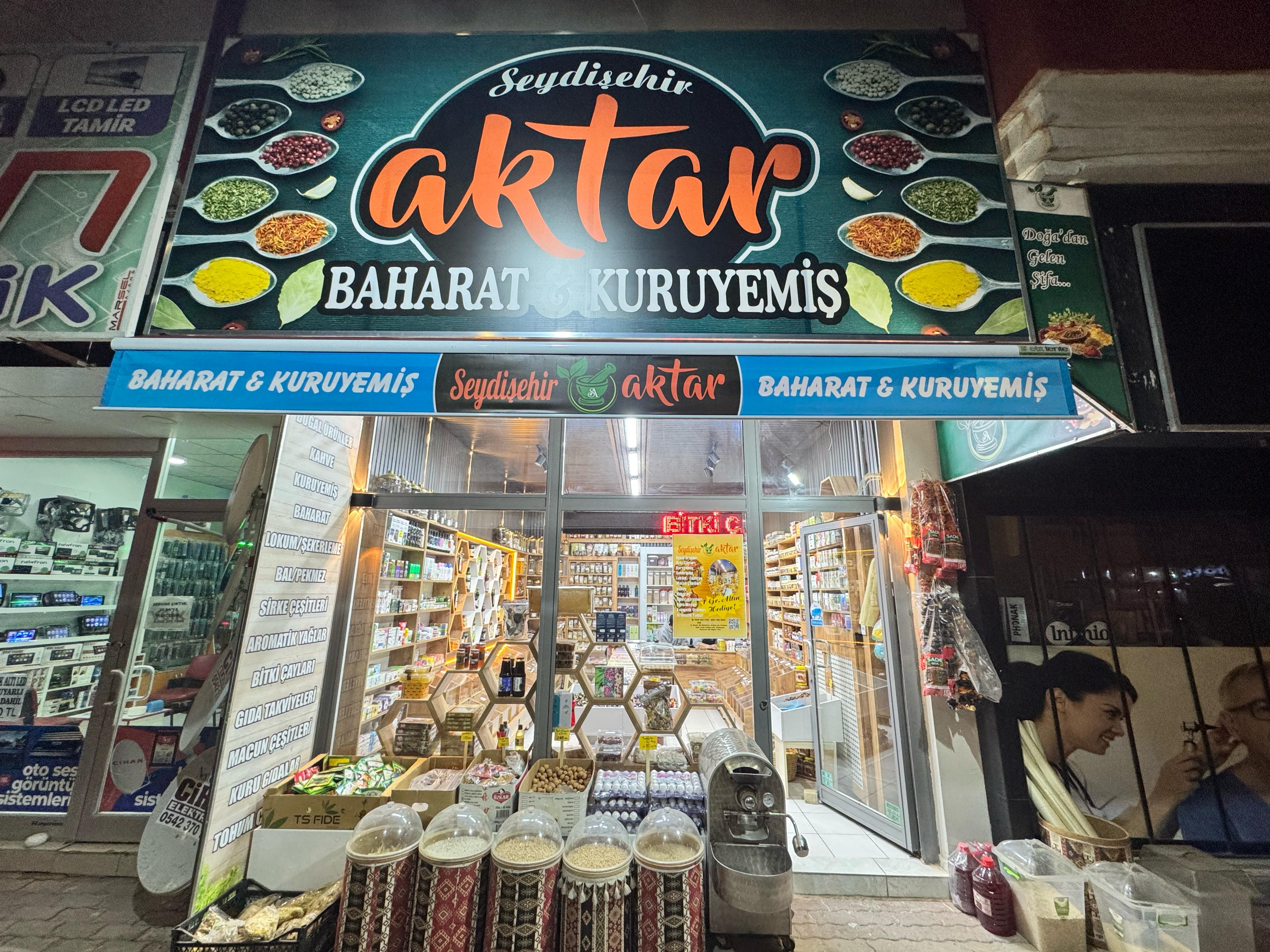 "Seydişehir’e Yeni Aktar Açıldı: Doğal ve Sağlıklı Ürünler Sadi Irmak Caddesi’nde!"