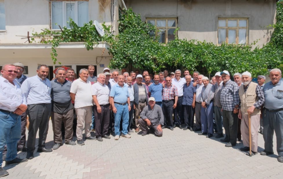 RECEP KONUK  SEYDİŞEHİRDE  ÇİFTÇİLERLE   BULUŞTU