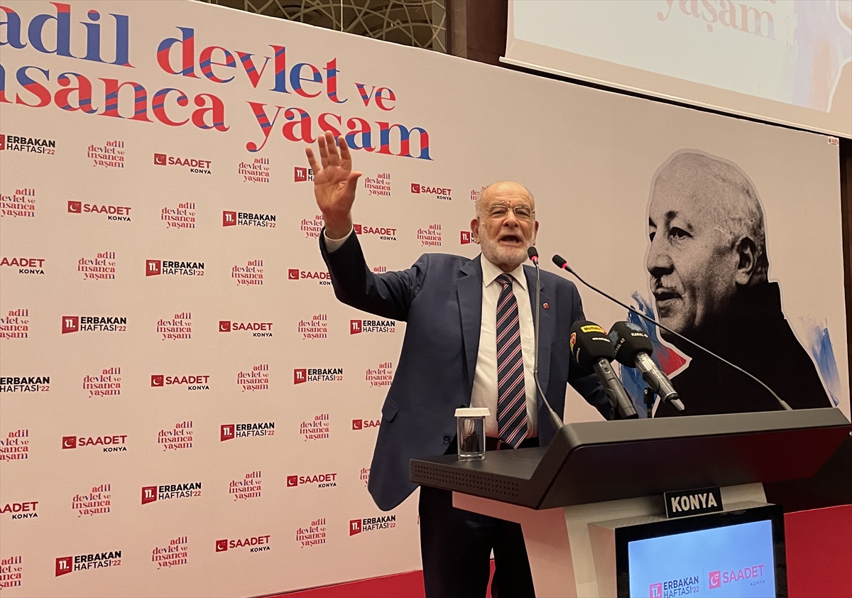 Saadet Partisi Genel Başkanı Karamollaoğlu, Konya'da konuştu