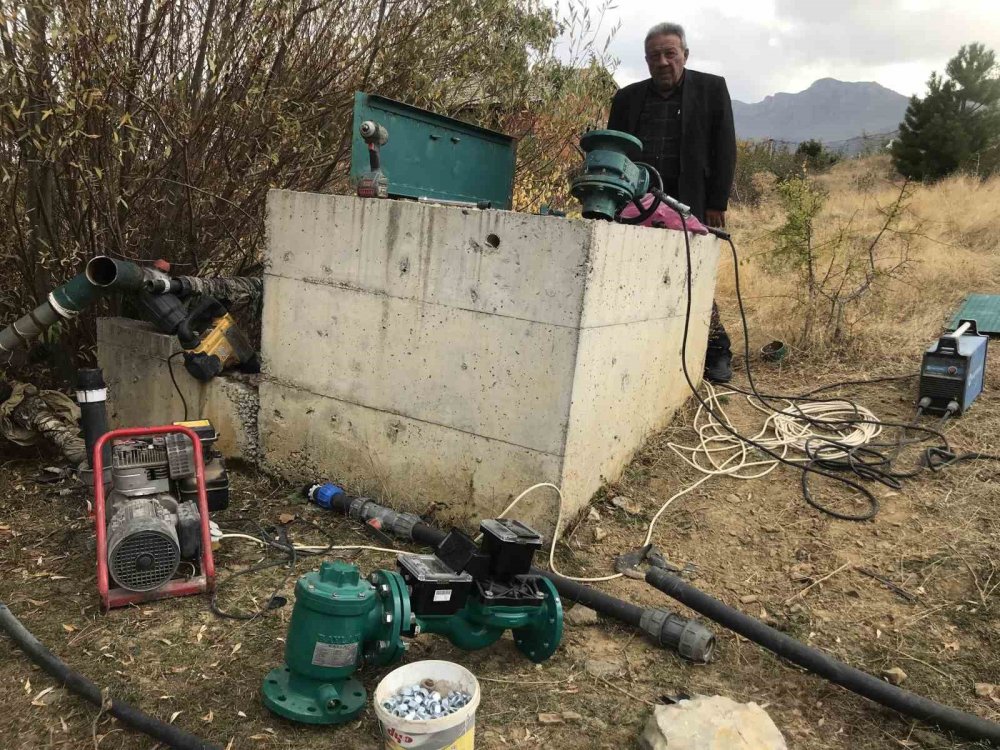 Sayaçlar takıldı, israf bitiyor! Taraşçı'da sulama suyunda yeni dönem