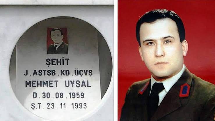 Şehit Jandarma Kıdemli Üstçavuş Mehmet Uysal'ın acısı   dogum gününde bile dinmiyor.