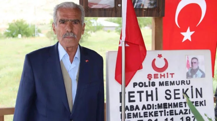 Şehit polis Fethi Sekin'in babası Ankara'da tedavi gördüğü hastanede vefat etti