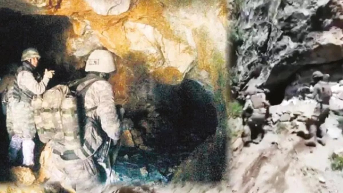 Şehitlerimizin kanı yerde kalmadı... Mağarada sıkıştırılan bir grup terörist etkisiz hale getirildi