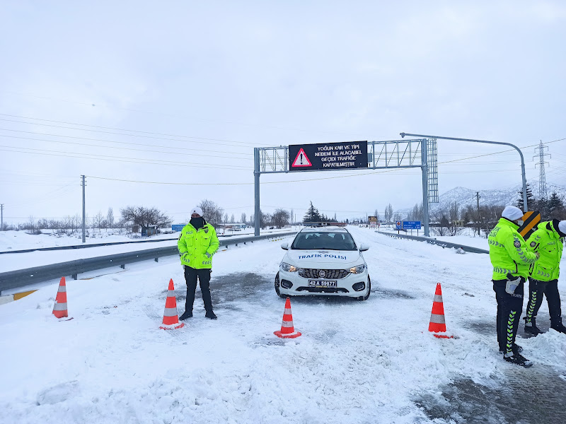 Seydişehir-Antalya kara yolu çekici türü araçların geçişine kapatıldı