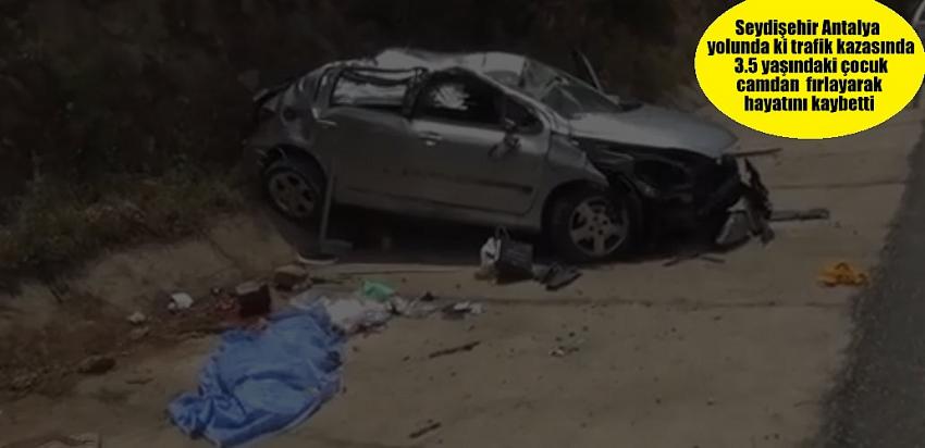Seydişehir Antalya  yolunda Trafik 1  kazası 1ölü