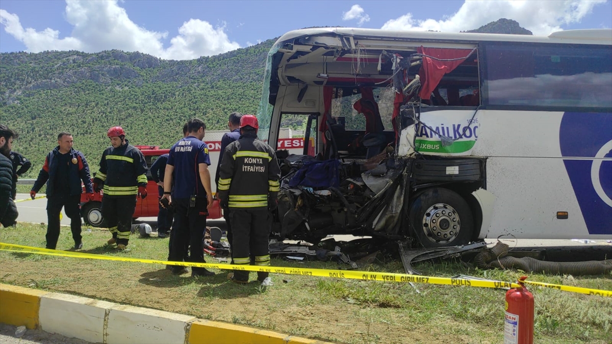 Seydişehir Antalya  yolundaki  Otobüs   kazasında  ölü sayısı 2 çıktı