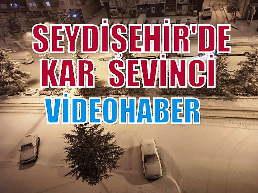 Seydişehir beyaza büründü! Kar yağışı devam edecek mi?