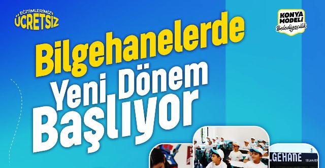 SEYDİŞEHİR BİLGEHANE'DE "YENİ DÖNEM KAYITLARI BAŞLIYOR"