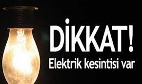 Seydişehir Merkezde 13 Şubatta elektrik kesintisi yapılacak Mahalleler.