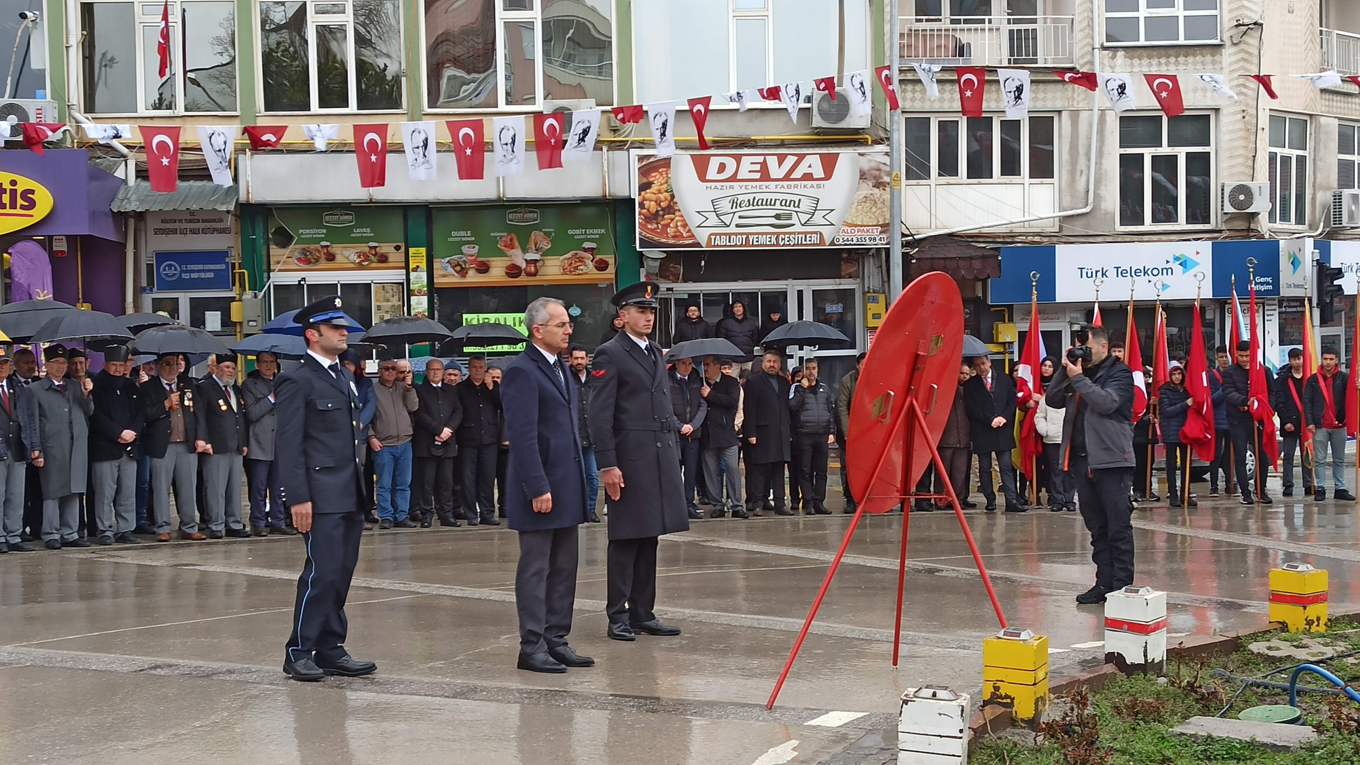 Seydişehir'de 18 Mart Şehitleri Anma Günü ve Çanakkale Deniz Zaferi'nin 108. yıl dönümü