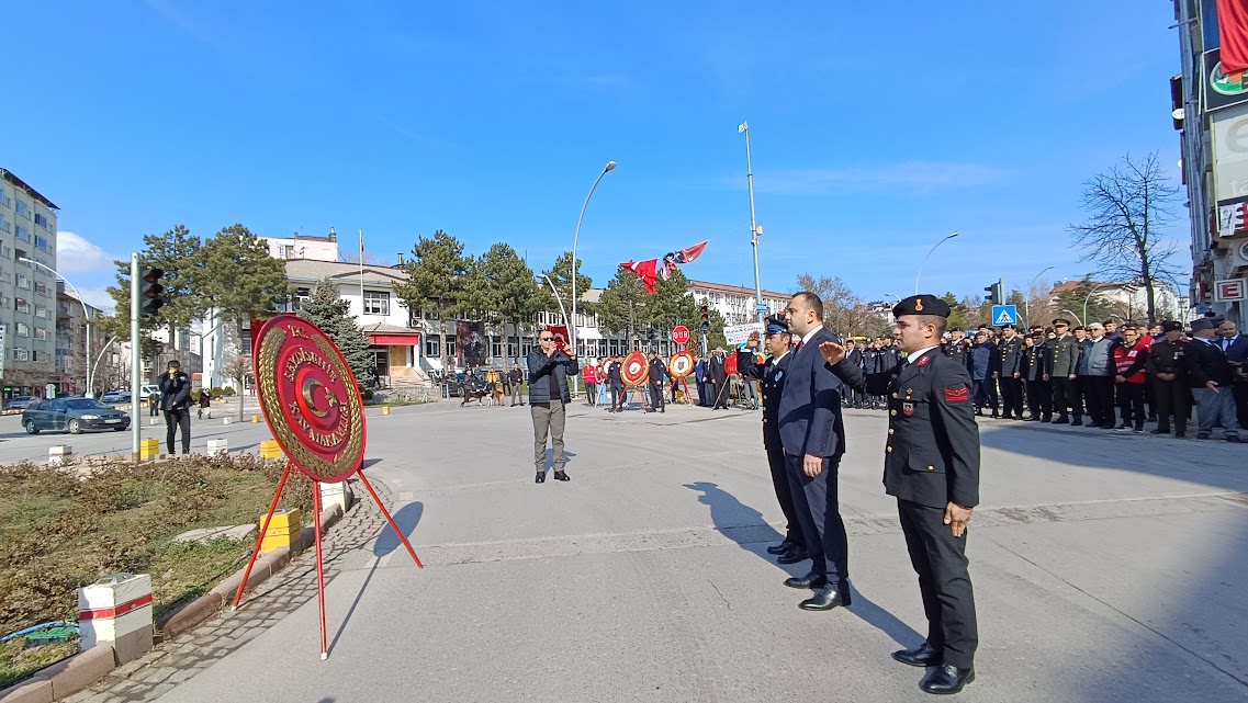Seydişehir'de 18 Mart Şehitleri Anma Günü ve Çanakkale Deniz Zaferi'nin 109. yıl dönümü