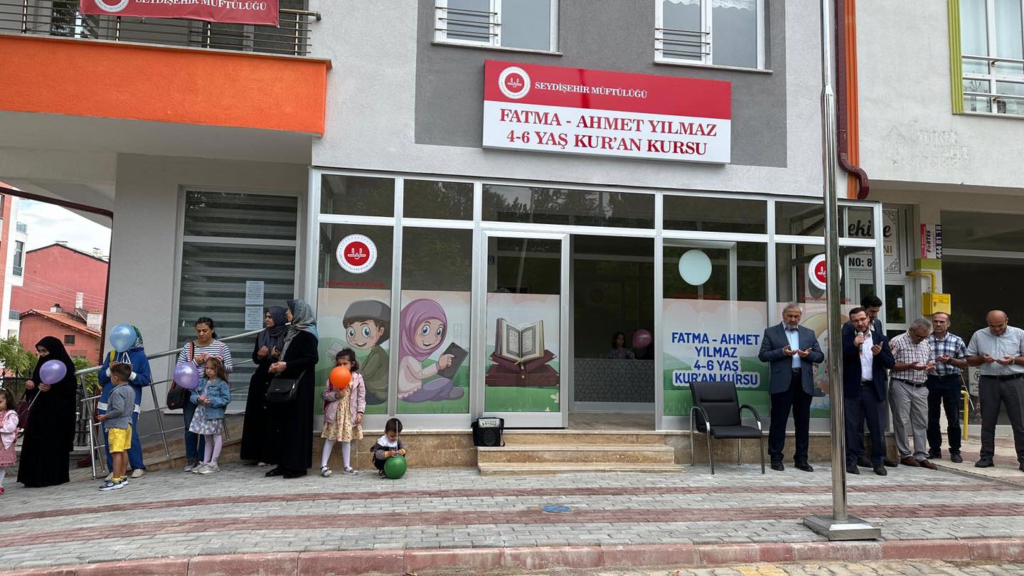 Seydişehir'de 4-6 Yaş Grubu Kur'an Kursu Açıldı