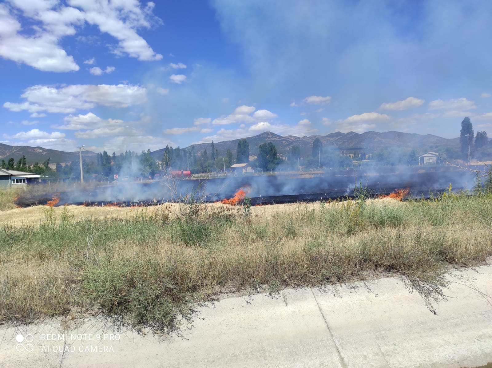 Seydişehir'de Arazi Yangını