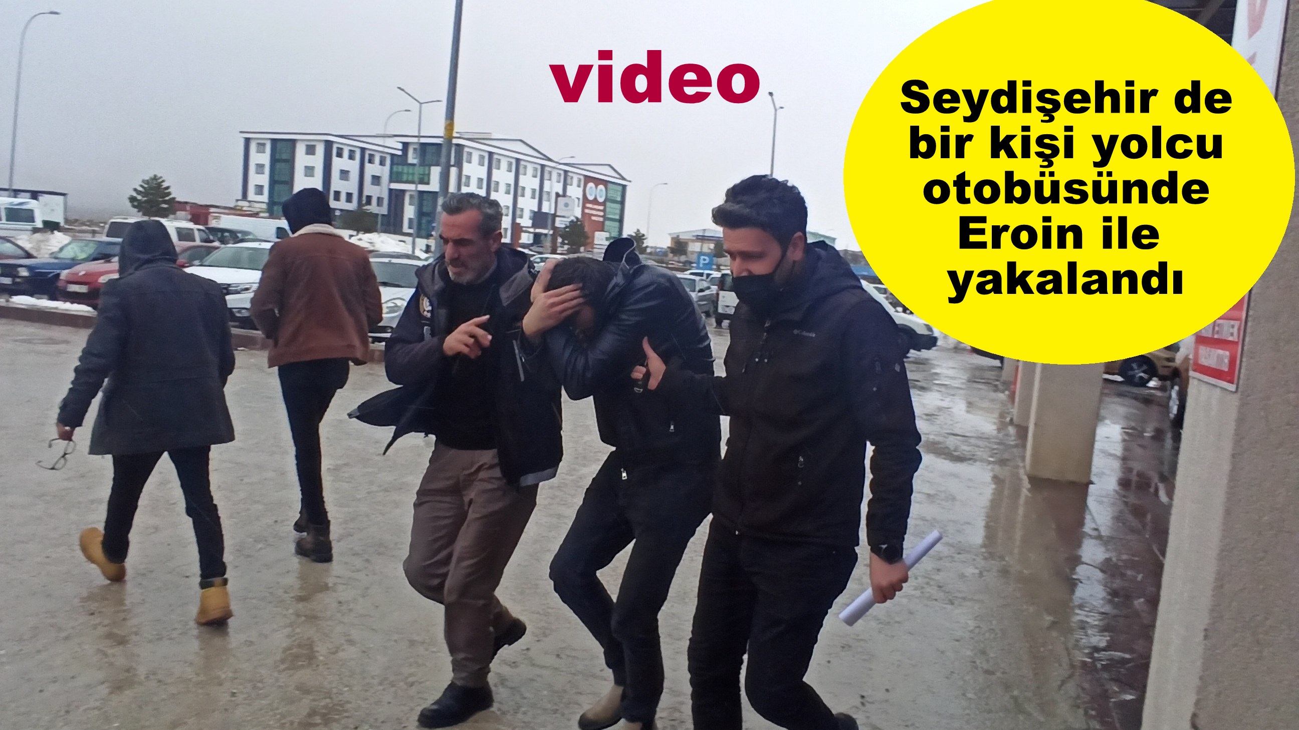 Seydişehir de bir kişi yolcu otobüsünde Eroin ile yakalandı