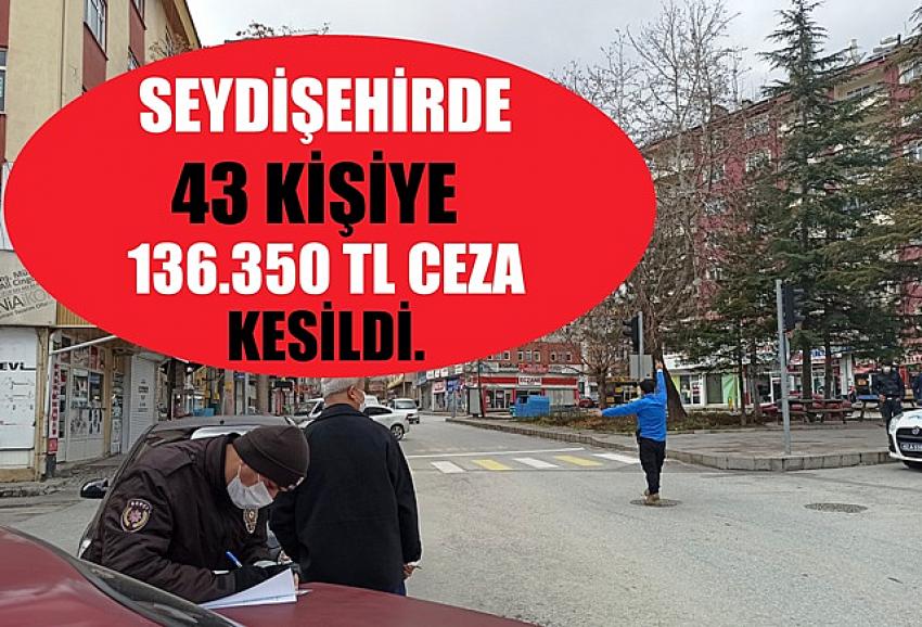 Seydişehir'de  denetim   kurallarına  uymayanlara ceza