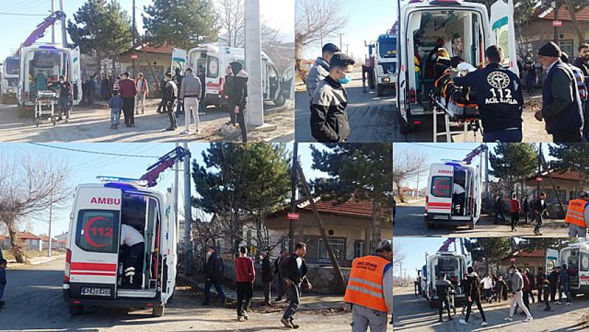 Seydişehir'de Elektrik Akımına kapılan 2 kişi yaralandı