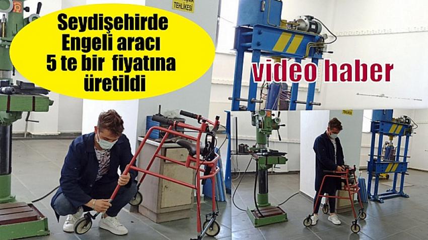 Seydişehir'de Engelli aracını beşte bir fiyata üretti VİDEO