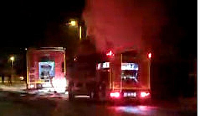 Seydişehir'de Garaj Yangını