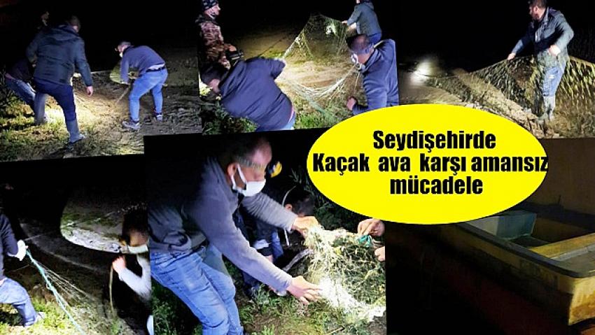 Seydişehir'de Kaçak avlanmaya karşı amansız mücadele