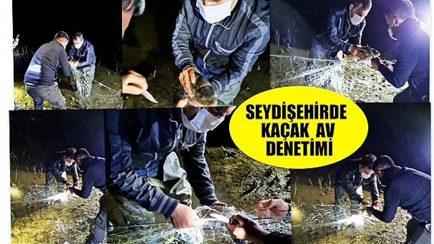 Seydişehir'de  Kaçak  balık  av  denetimi VİDEOHABBER