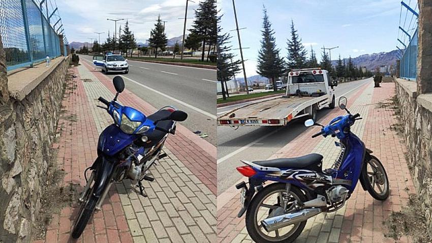 Seydişehir'de köpeğe çarpmamak için direksiyonu kırarak kaza yapan motosiklet sürücüsü yaralandı