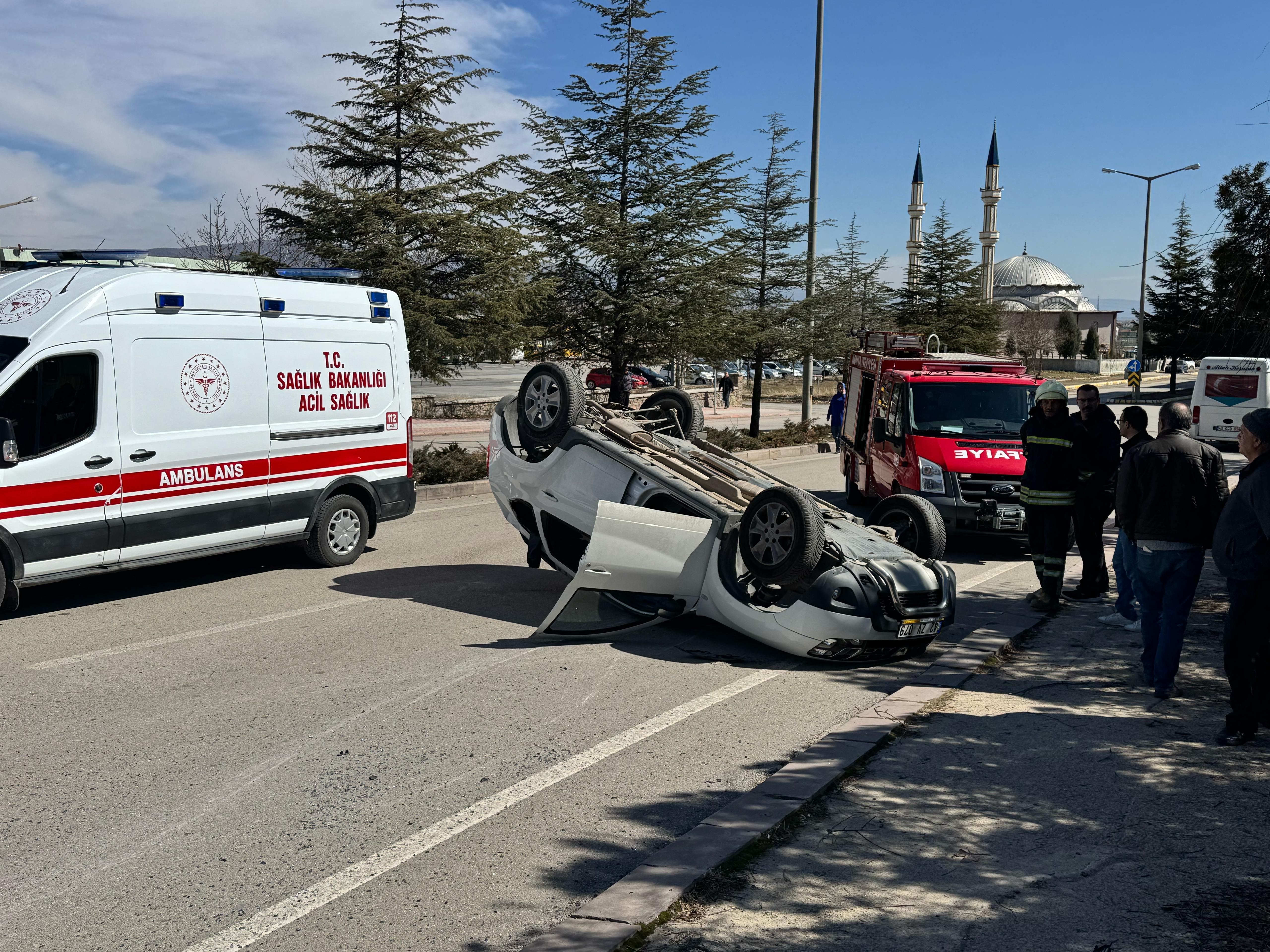 Seydişehir'de Meydana Gelen Trafik Kazasında 2 Kişi Yaralandı