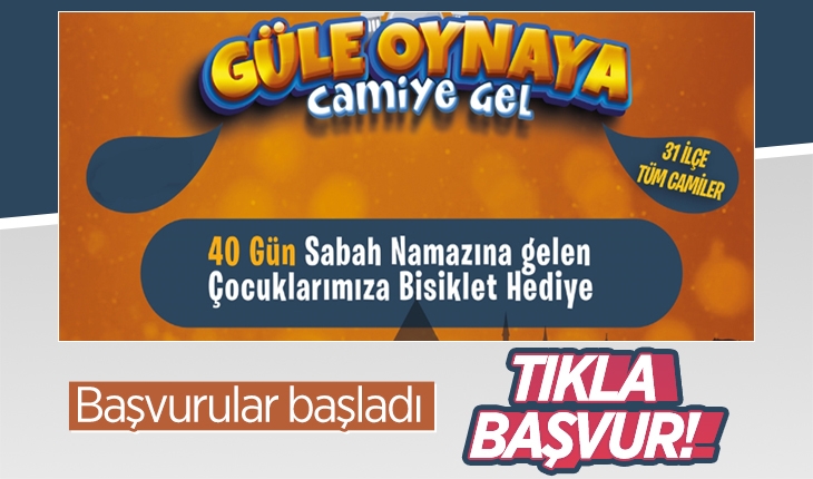 Seydişehir'de Ödüllü 'Güle Oynaya Camiye Gel' başvuruları başladı