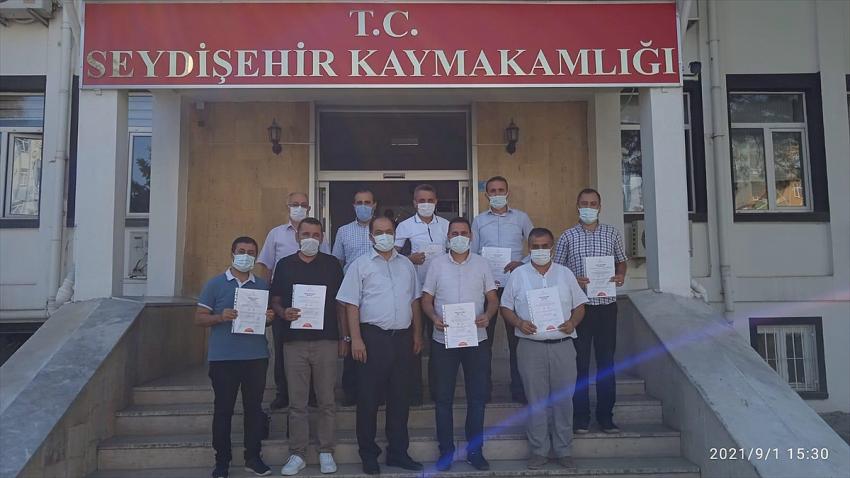  Seydişehir'de okul müdürlerine 