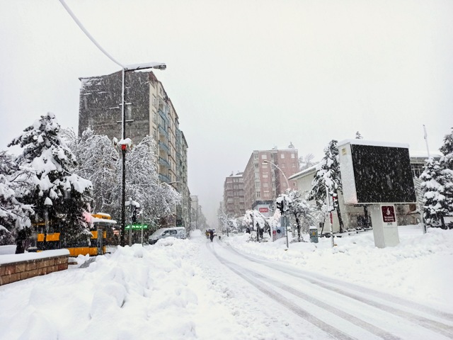 Seydişehir'de okullara 19 Ocakta kar  Tatili