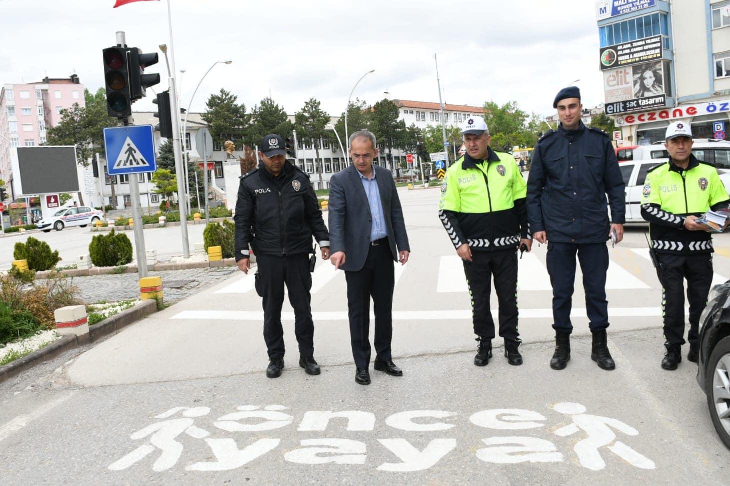 Seydişehir'de "Yayalar İçin 5 Adımda Güvenli Trafik" uygulaması